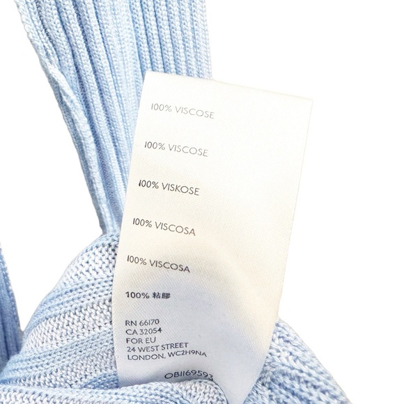 NWT Free People Carly Cardi Cardigan Crop Top Two Piece Set Blue - Picture 8 of 9